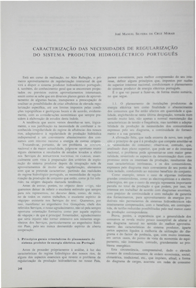 Caracterização das necessidades de regularização do sistema produtor hidroeléctrico Português_José M. S. C. Morais_Electricidade_Nº011_Jun-Set_1959_248-260.pdf