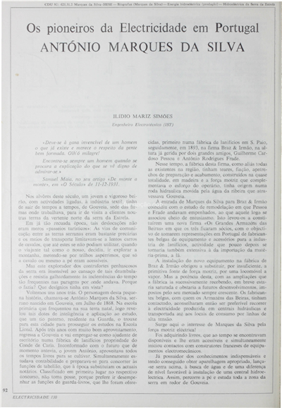 Os pioneiros da Electricidade em Portugal-António Marques da Silva_Ilídio M. Simões_Electricidade_Nº130_mar-abr_1977_92-95.pdf