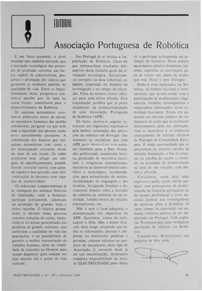 Associação Portuguesa de Robótica(editorial)_H. D. Ramos_Electricidade_Nº220_fev_1986_53.pdf