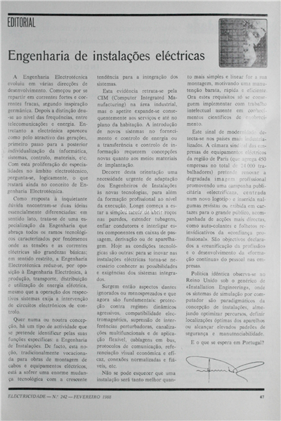 engenharia de instalações eléctricas(editorial)_Electricidade_Nº242_fev_1988_47.pdf