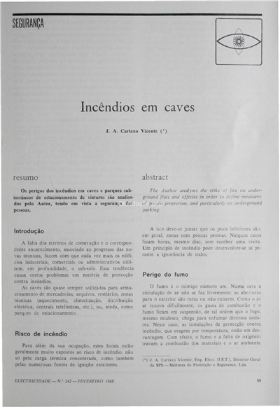 Segurança-incêndios em caves_J.A.C. Vicente_Electricidade_Nº242_fev_1988_59-61.pdf