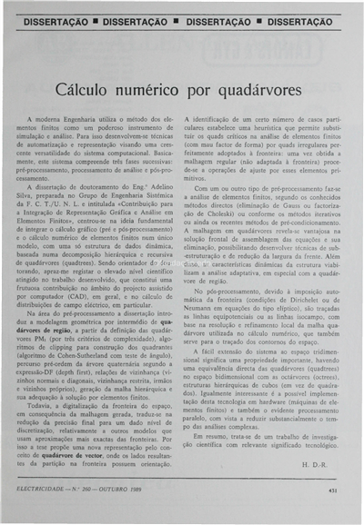 Dissertação-cálculo numérico por quadárvores_Hermínio D. Ramos_Electricidade_Nº260_out_1989_431.pdf