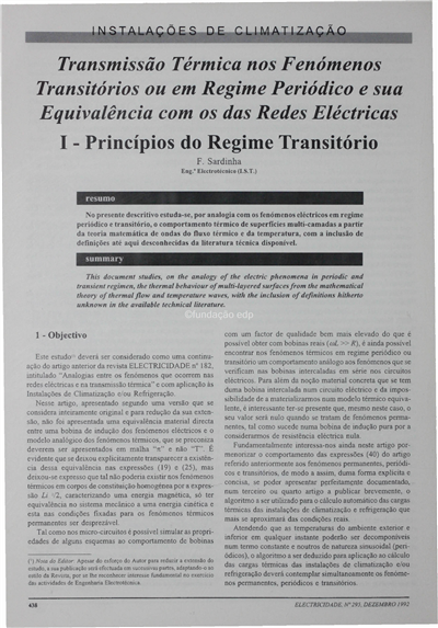 instalações de climatização-transmissão térmica nos fenómenos trsnsitórios ou em regime periódico...._F. Sardinha_Electricidade_Nº295_dez_1992_438-440.pdf