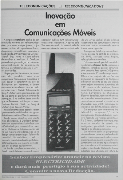 Telecomunicações-Inovação em comunicações móveis_A. P. Reis Miranda_Electricidade_Nº319_fev_1995_39.pdf