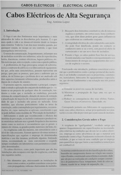 Cabos eléctricos-Cabos eléctricos de alta segurança_António Lopez_Electricidade_Nº325_set_1995_223-229.pdf