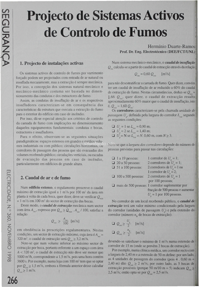 Segurança - Projecto de sistemas activos de controlo de fumos_H. D. Ramos_Electricidade_Nº360_nov_1998_266-269.pdf