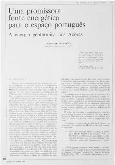 Uma promissora fonte energética para o espaço Português-energia geométrica dos Açores_Ilídio M. Simões_Electricidade_Nº140_nov-dez_1978_298-309.pdf