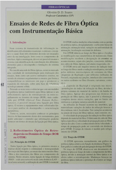 Fibras opticaas-Ensaios de redes de fibra óptica_Olivério D. D. Soares_Electricidade_Nº375_Mar_2000_62-68.pdf