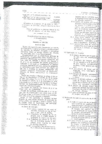 Aprova as normas técnicas a que devem obedecer as instalações do serviço público de televisão nas províncias ultramarinas_26 jul 1973.pdf