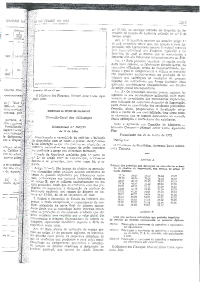 Isenta de direitos determinadas mercadorias pertencentes ao sector da electrónica_13 jul 1973.pdf