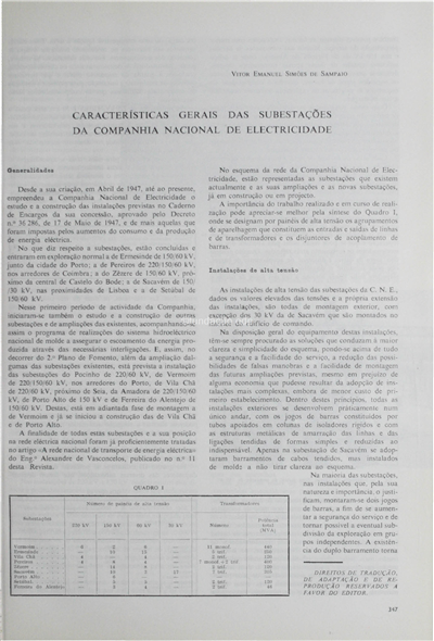 Características gerais das subestações e Companhia Nacional de Electricidade_Vítor E. S. Sampaio_Electricidade_Nº012_Out-Dez_1959_347-353.pdf