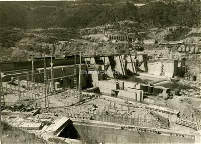 Aproveitamento hidroeléctrico da Valeira _ Vista geral dos trabalhos de construção a partir da subestação_389.jpg