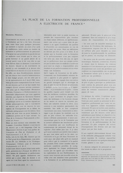 La place de la formation professionnelle à Electricité de France_P. Ehrmann_Electricidade_Nº026_abr-jun_1963_185-189.pdf