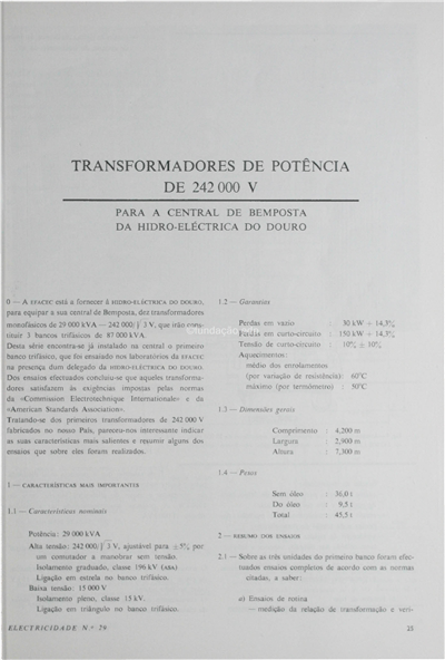 Transformadores de potência...Central de Bemposta da hidroeléctrica do Douro-EFACEC_Electricidade_Nº029_jan-mar_1964_25-28.pdf