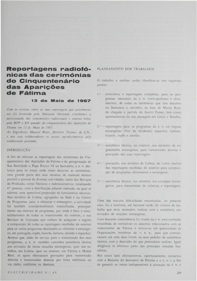 Reportagens radiofónicas do cinquentenário das aparições de Fátima-1967_Electricidade_Nº048_jul-ago_1967_259-264.pdf