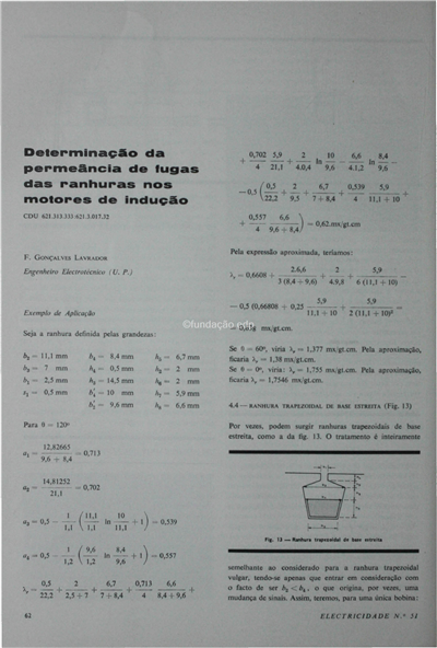 Determinação da permanência de fugas das ranhuras nos motores de indução (3ªparte)_F. Gonçalves Lavrador_Electricidade_Nº051_jan-fev_1968_62-66.pdf