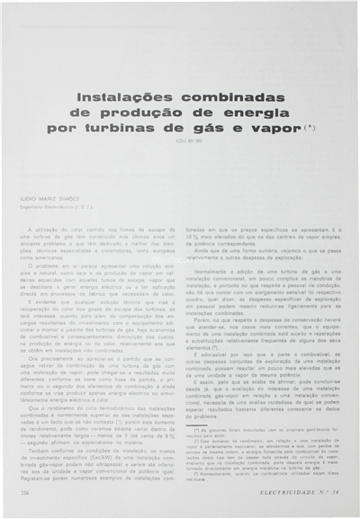 Instalações combinadas de produção de energia por turbinas gás e vapor (1ªparte)_Ilídio Mariz Simões_Electricidade_Nº054_jul-ago_1968_256-264.pdf