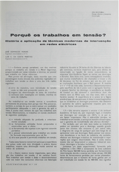 Porquê os trabalhos em tensão História e aplicação de técnicas modernas de intervenção em redes eléctricas_José D. Morais_Electricidade_Nº058_mar-abr_1969_79-87.pdf