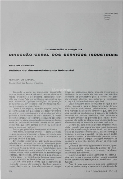 Colaboração a cargo da Direcção-Geral dos Serviços Industriais - Política de desenvolvimento indústrial_Ferreira do Amaral_Electricidade_Nº060_jul-ago_1969_290-291.pdf