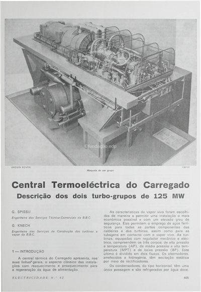 Central Termoeléctrica do Carregado - Descrição dos dois turbo-grupos de 125 MW_G. Spissu_Electricidade_Nº062_nov-dez_1969_405-419.pdf