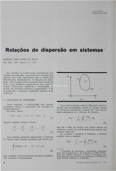 Relações de dispersão em sistemas_M. J. Lopes da Silva_Electricidade_Nº070_mar-abr_1971_98-103.pdf