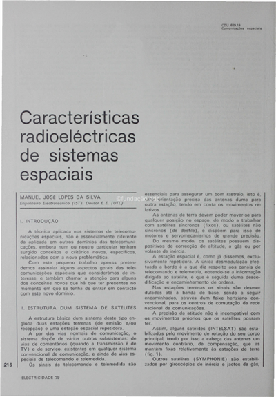 Características radioeléctricas de sistemas espaciais_M. J. Lopes da Silva_Electricidade_Nº079_mai_1972_216-220.pdf
