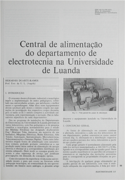 Central de alimentação do departamento de electrotecnia na Universidade de Luanda_H. Duarte Ramos_Electricidade_Nº113_mar_1975_85-89.pdf
