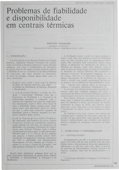 Problemas de fiabilidade e disponibilidade em Centrais Térmicas_H.Verdelho_Electricidade_Nº140_nov-dez_1978_289-297.pdf