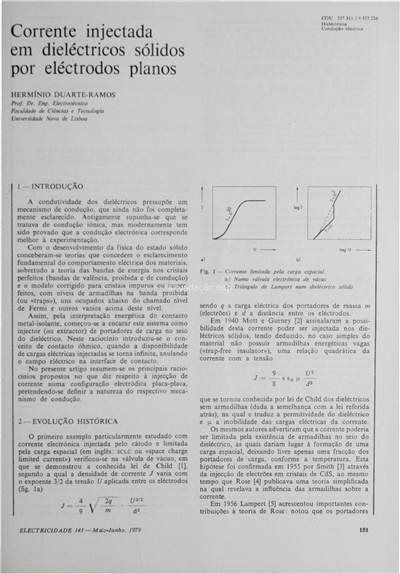 Corrente injectada em dieléctricos sólidos por eléctrodos planos_Hermínio D. Ramos_Electricidade_Nº143_mai-jun_1979_151-155.pdf