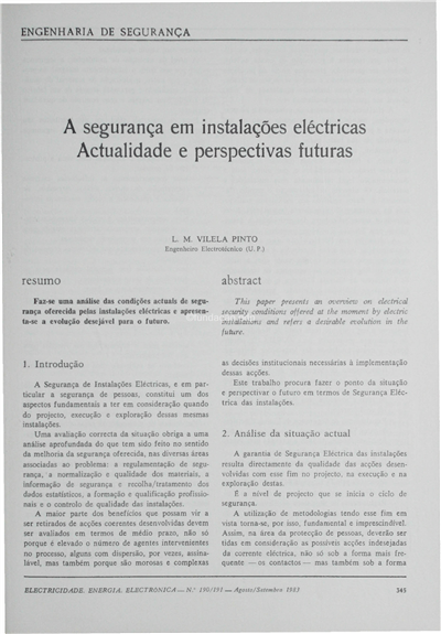 A segurança em instalações eléctricas-Actualidade e prespectivas futuras_L. M. Vilela Pinto_Electricidade_Nº190-191_ago-set_1983_345-349.pdf
