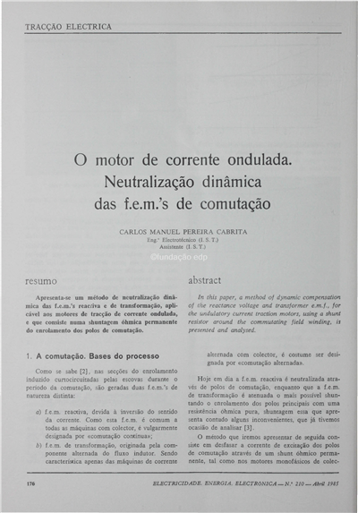Máquinas eléctricas-o motor de corrente ondulada-Neutralização dinâmica das f.e.m.'s de computação_C. M.P. Cabrita_Electricidade_Nº210_abr_1985_176-180.pdf