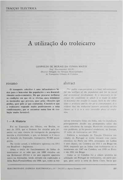 tracção eléctrica-utilização de troleicarro_L. M. C. Matos_Electricidade_Nº214-215_ago-set_1985_237-245.pdf