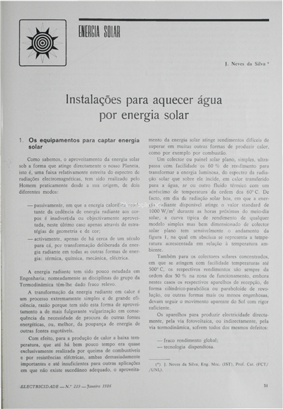 Instalações para aquecer a água por energia solar_J. N. Silva_Electricidade_Nº219_jan_1986_31-36.pdf