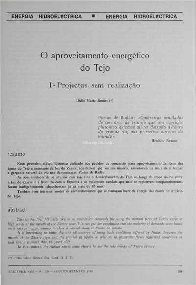 Energia hidroeléctrica-o aproveitamento energético do Tejo_I. M. Simões_Electricidade_Nº259_ago-set_1989_389-403.pdf