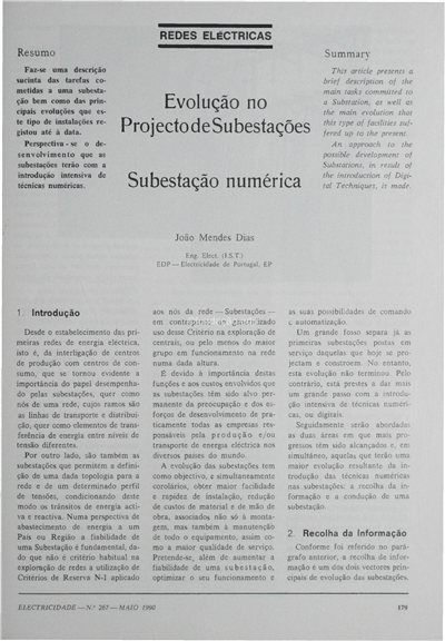 Redes eléctricas-evolução no projecto de subestações-Subestação numérica_J. M. Dias_Electricidade_Nº267_mai_1990_179-182.pdf