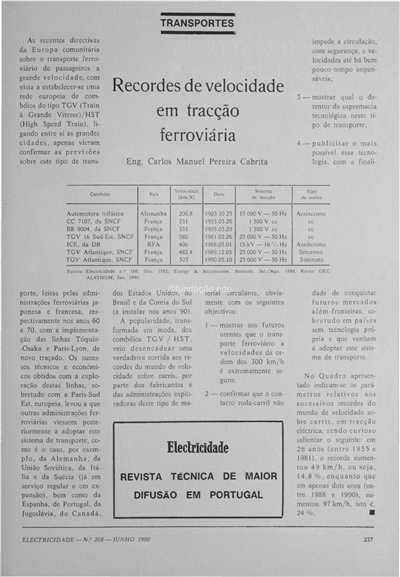Transportes-recordes de velocidade em tracção ferroviária_C. M. P. Cabrita_Electricidade_Nº268_jun_1990_237.pdf
