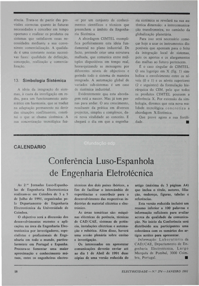 Calendário-Conferência luso-espanhola de engenharia electrotécnica_Electricidade_Nº274_jan_1991_18.pdf
