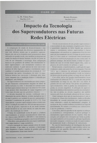 Engenharia electrotécnica-impacto da tecnologia dos supercondutores nas futuras redes eléctricas_L.M. Vilela Pinto_Electricidade_Nº284_dez_1991_425-426.pdf