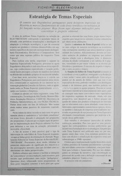 Engenharia de gestão-ficheiro Electricidade-estratégia de temas especiais_Electricidade_Nº289_mai_1992_199.pdf