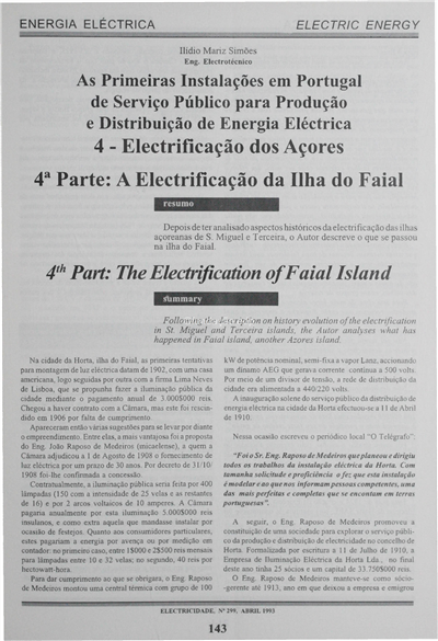 Energia eléctrica-a electricidade da ilha do Faial_I. M. Simões_Electricidade_Nº299_abr_1993_143-148.pdf