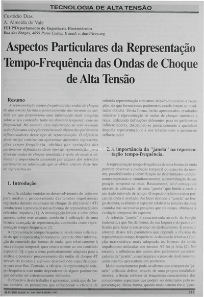 Aspectos particulares da representação tempofrequência das ondas de choque de alta tensão_C. Dias_Electricidade_Nº349_nov_1997_331-335.pdf