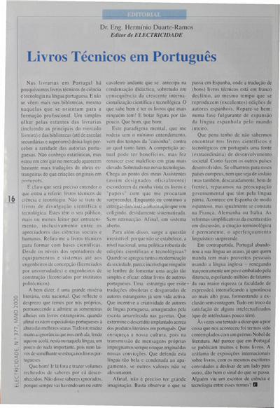 Editorial - Livros técnicos em Português_Hermínio Duarte Ramos_Electricidade_Nº377_Maio_2000_116.pdf