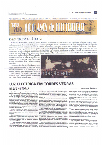 1912-2012 100 anos de electricidade  em Torres Vedras_Venerando de Matos_Badaladas_30novembro2012.pdf