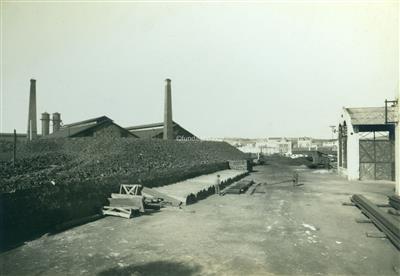 C.R.G.E. - Fábrica do Gás de Belém _ Armazens de carvão verde _ 1938_ Kurt Pinto _ 15135 _ 15.jpg